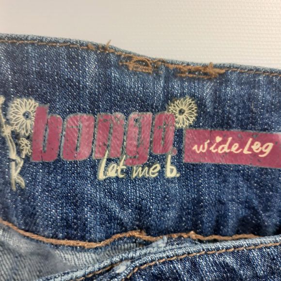 BONGO LET ME B WIDE LEG JEANS SZ 3 X 32 - Picture 5 of 7